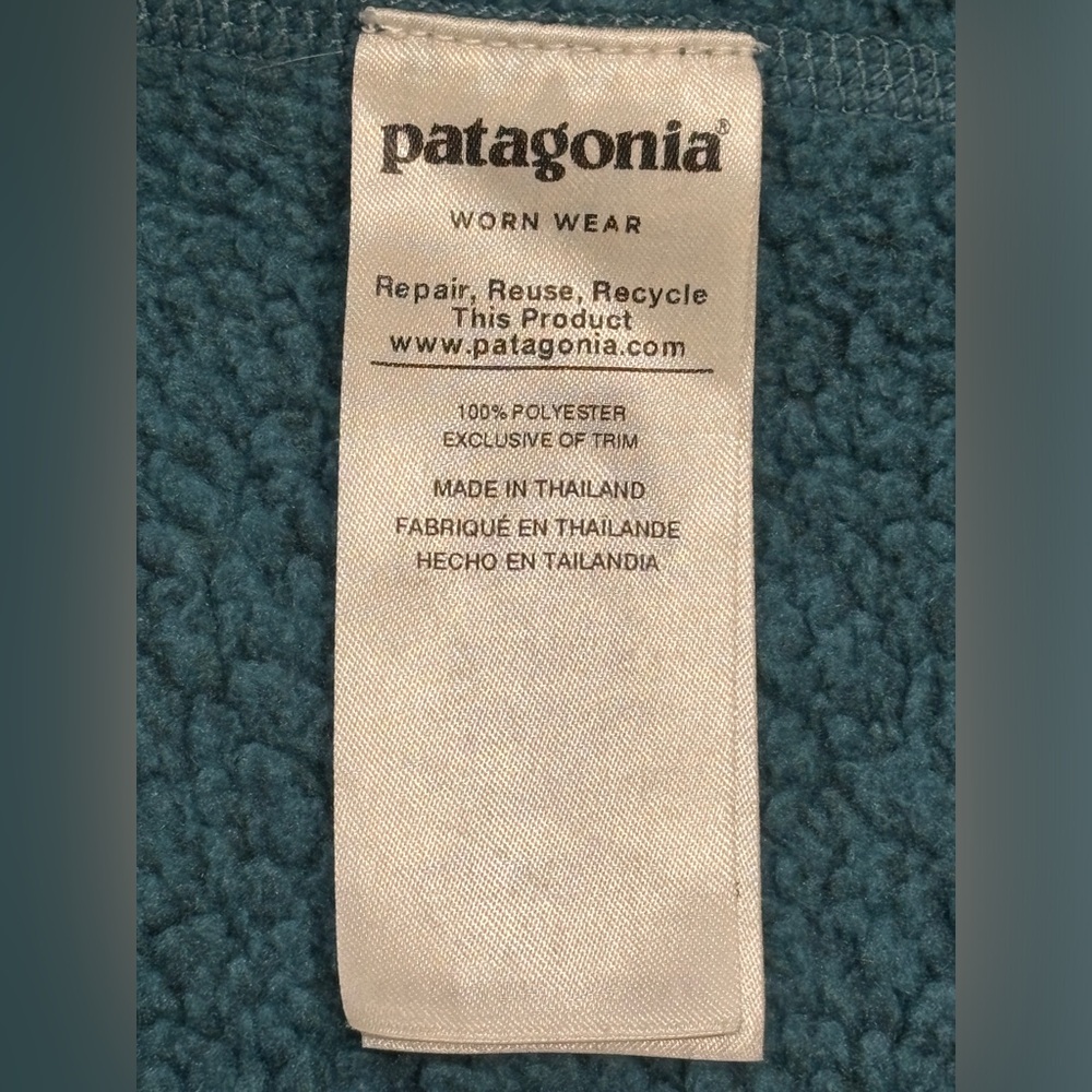 Patagonia Better Sweater Fleece Jacket Women’s 1/4 Zip Pockets Size M - Picture 8 of 11